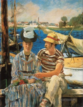  Impressionismus Malerei - Argenteuil Realismus Impressionismus Edouard Manet